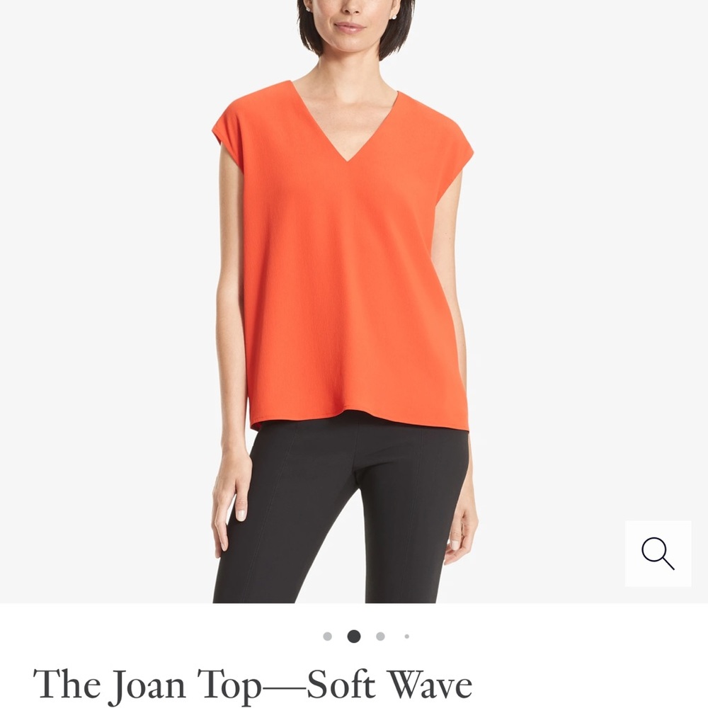 MM LaFleur Joan top in saffron, like new